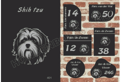 Naambord Shih tzu