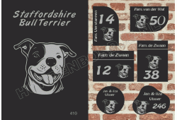 Naambord Staffordshire Bull