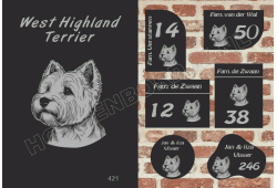 Naambord West Highland Terrier