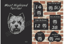 Naambord West Highland Terrier