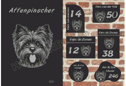 Naambord Affenpinscher