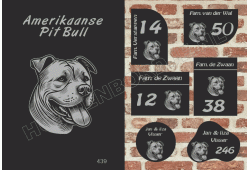 Naambord Amerikaanse Pit Bull