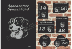 Naambord Appenzeller Sennenhond