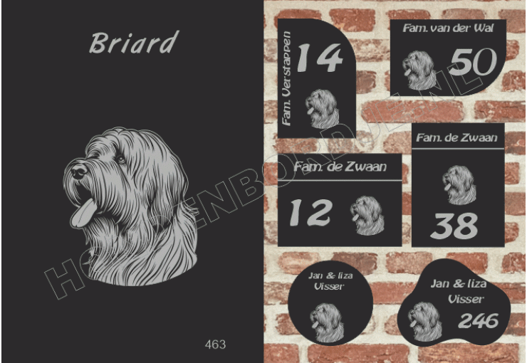 Naambord Briard Naambord Briard