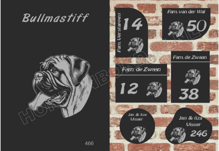 Naambord Bullmastiff Naambord Bullmastiff