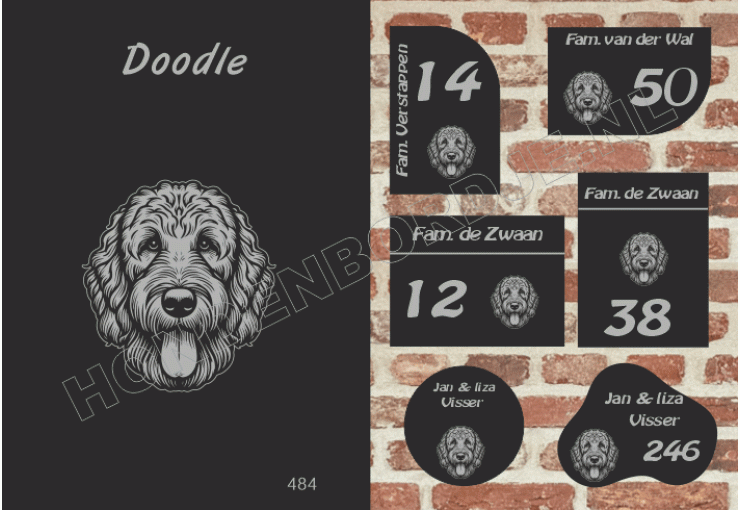 Naambord Doodle