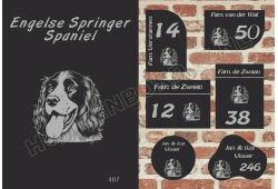 Naambord Engelse Springer