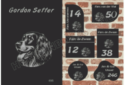Naambord Gordon Setter