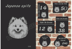 Naambord Japanse spits