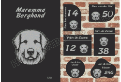 Naambord Maremma Berghond