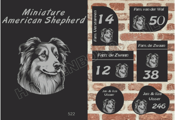 Naambord American Shepherd