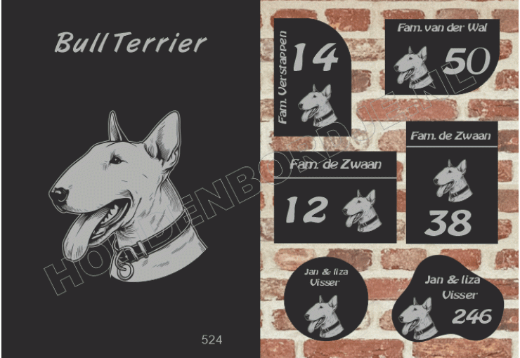 Naambord Bull Terrier Naambord Bull Terrier