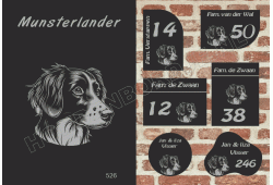 Naambord Munsterlander