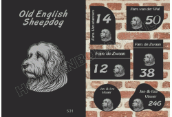 Naambord Old English Sheepdog