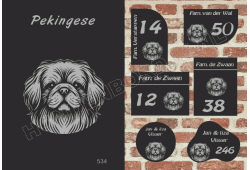 Naambord Pekingese