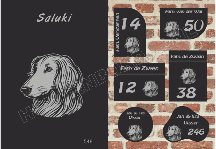 Naambord Saluki Naambord Saluki