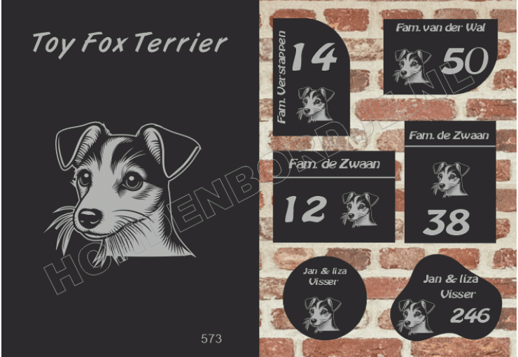Naambord Toy Fox Terrier Naambord Toy Fox Terrier