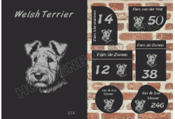 Naambord Welsh Terrier